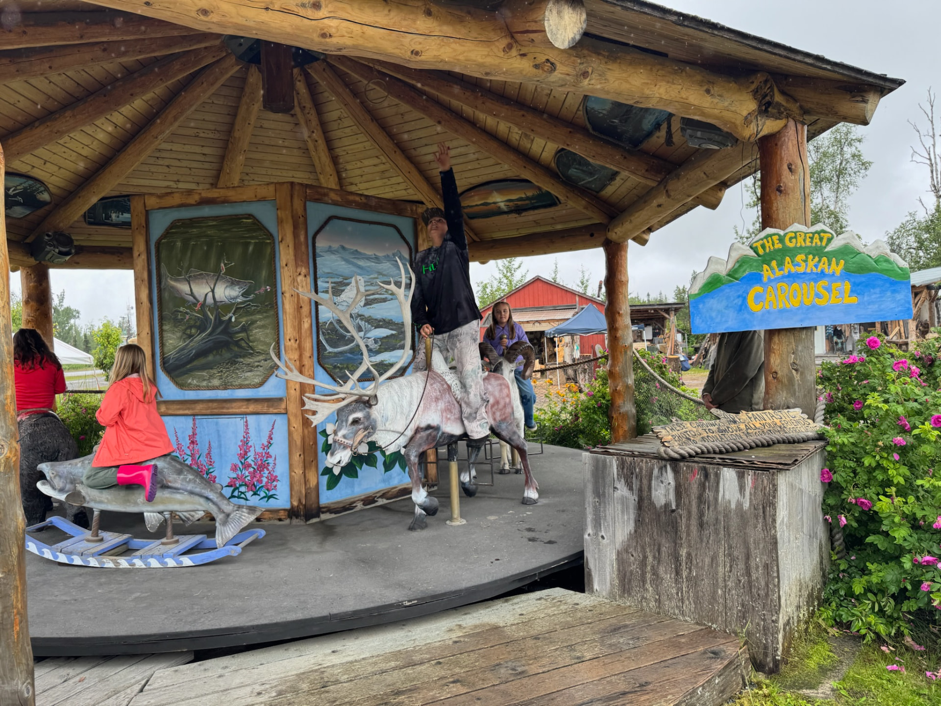 The Great Alaskan Carousel in Soldotna